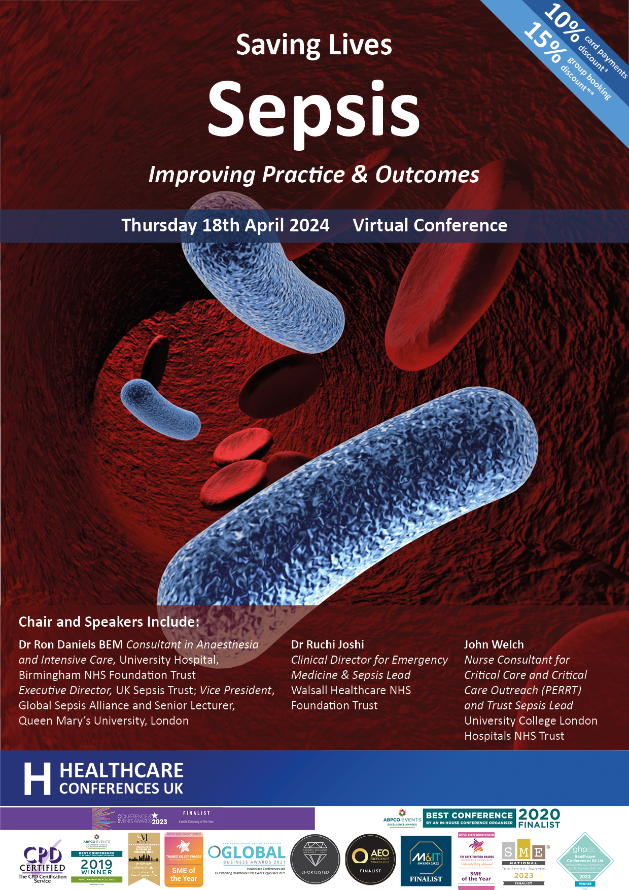 Updated NICE guideline on Sepsis published 31/01/24